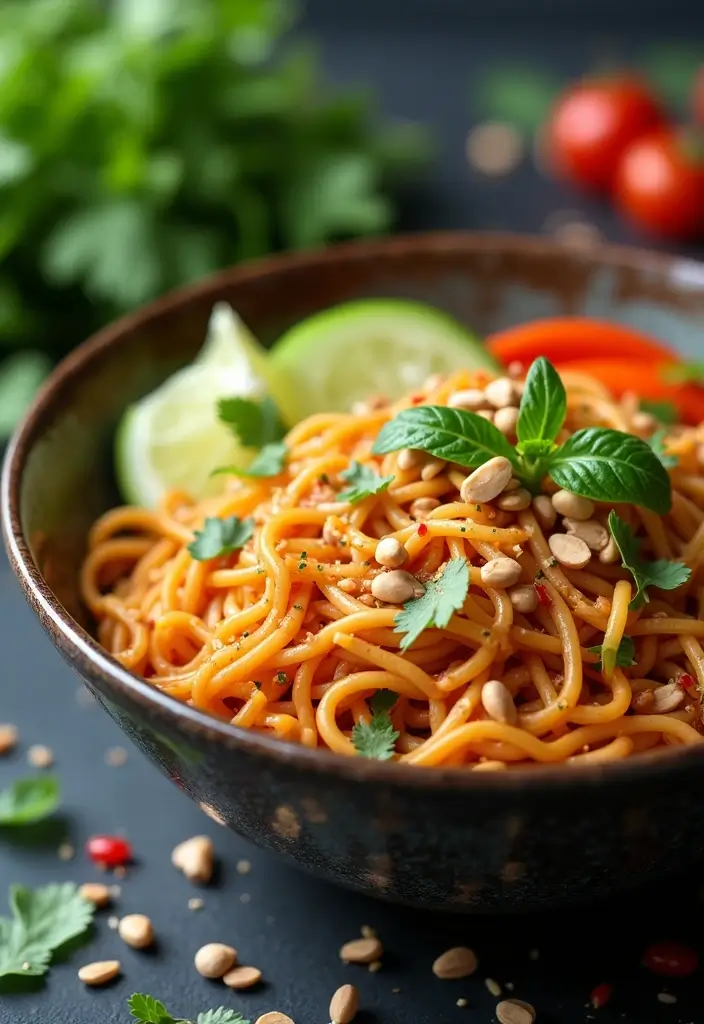 27 Healthy Meal Prep Ideas for a Week of Nutritious Eating - 19. Thai Peanut Noodles