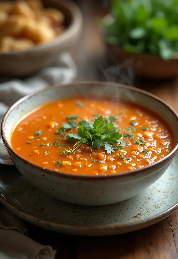 27 Healthy Meal Prep Ideas for a Week of Nutritious Eating - 4. Vegan Lentil Soup