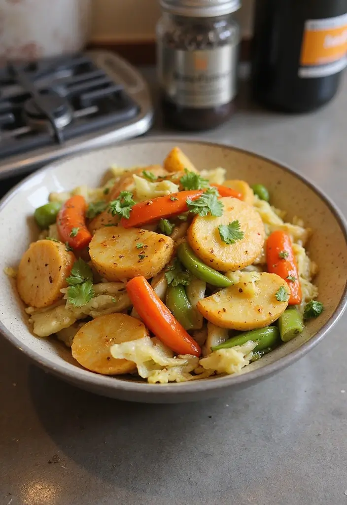 27 Healthy Meals with Potatoes That Don’t Feel Heavy - 26. Potato Cabbage Stir-Fry