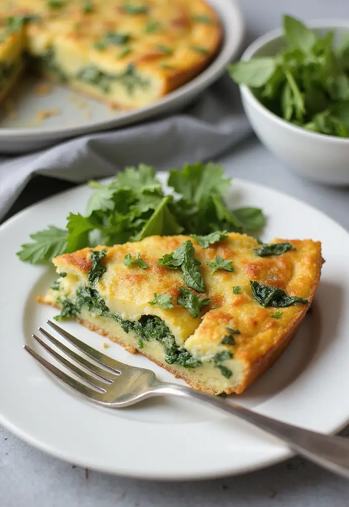 27 Healthy Meals with Potatoes That Don’t Feel Heavy - 3. Potato and Spinach Frittata