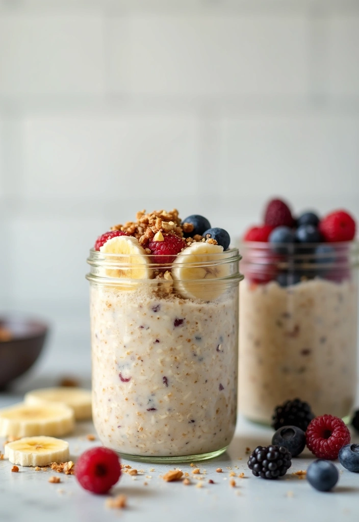 28 Healthy Breakfast Meals to Start Your Morning Right - 1. Overnight Oats with Chia Seeds