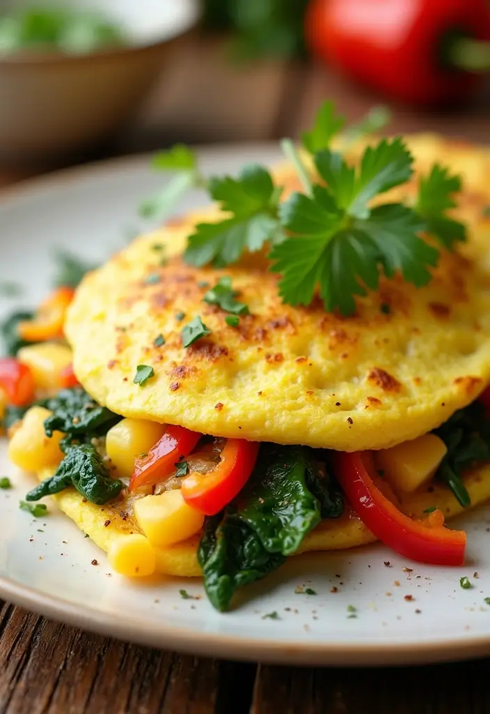28 Healthy Breakfast Meals to Start Your Morning Right - 2. Veggie Omelette