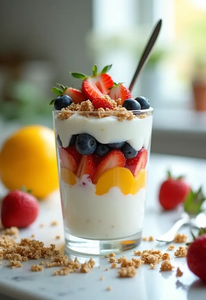 28 Healthy Breakfast Meals to Start Your Morning Right - 4. Greek Yogurt Parfait