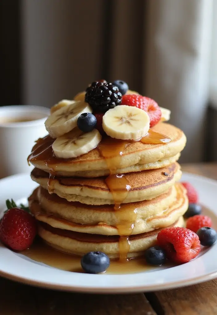 28 Healthy Breakfast Meals to Start Your Morning Right - 5. Banana Pancakes