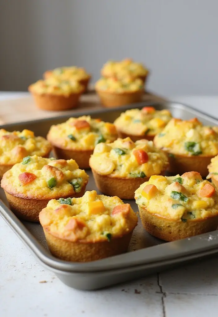 28 Healthy Family-Friendly Meals Kids Will Love Too - 16. Egg and Veggie Breakfast Muffins