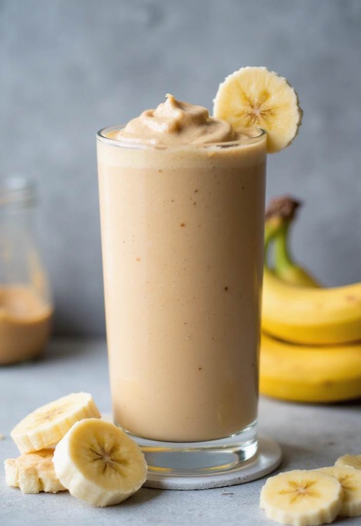 28 Healthy Family-Friendly Meals Kids Will Love Too - 24. Peanut Butter and Banana Smoothie