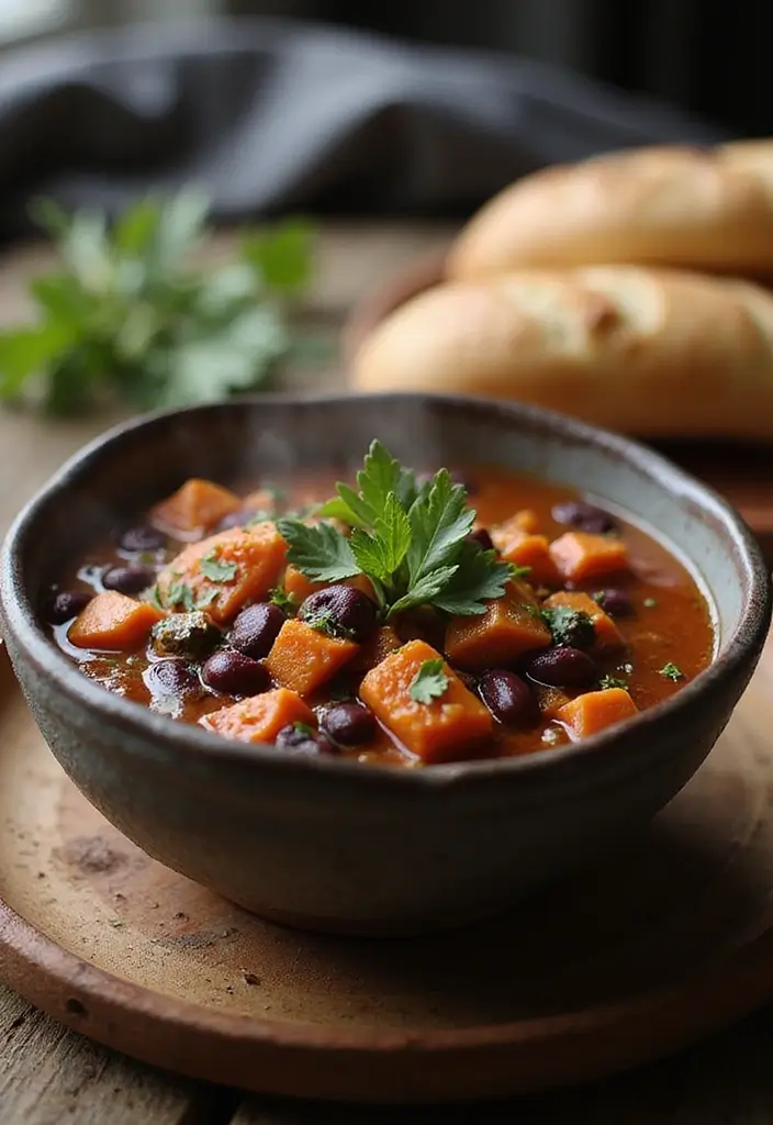 28 Healthy Family-Friendly Meals Kids Will Love Too - 5. Sweet Potato and Black Bean Chili