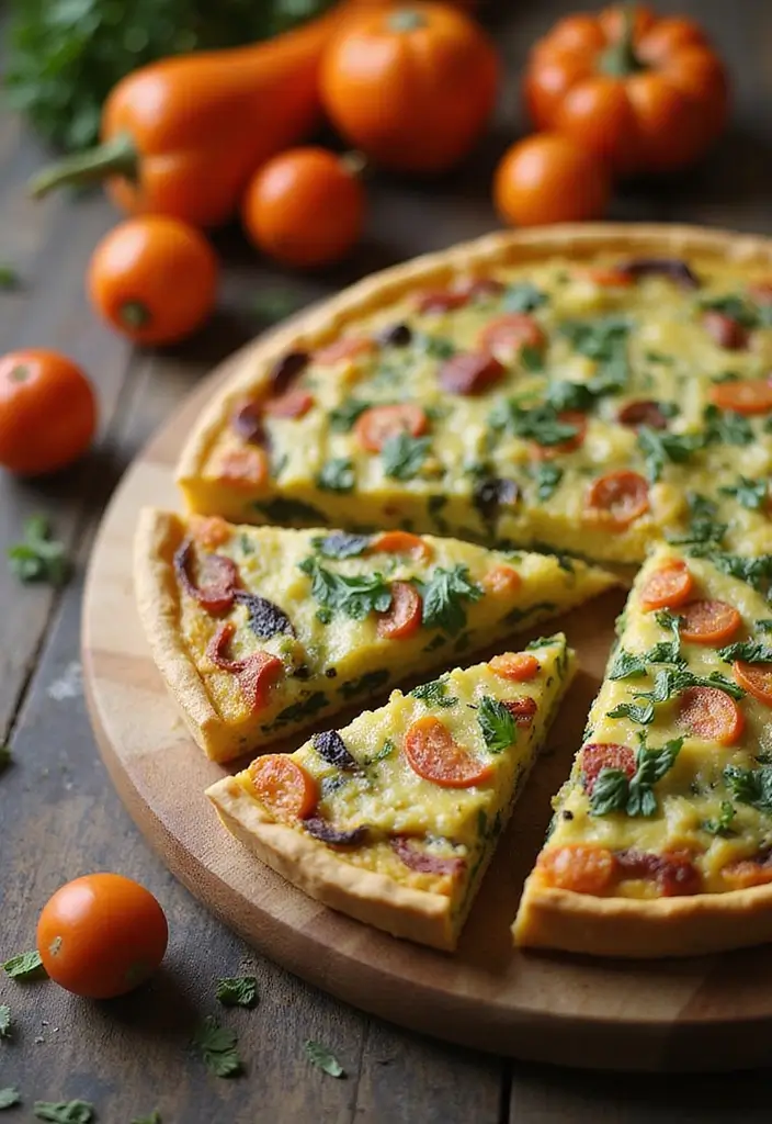 28 Healthy Low Carb Meals That Actually Satisfy - 10. Savory Vegetable Frittata