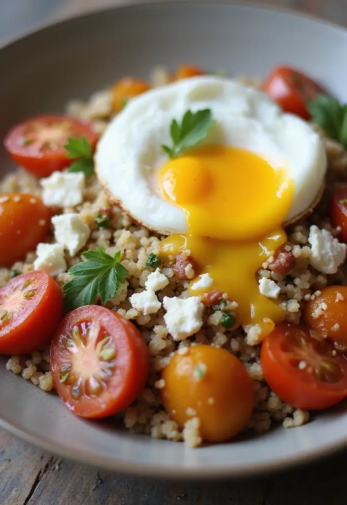 28 Healthy Meals Ideas That Make Clean Eating Fun Again - 2. Mediterranean Egg Bowl
