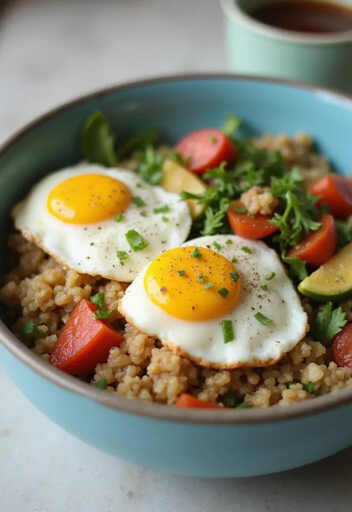 28 Healthy Meals Ideas That Make Clean Eating Fun Again - 24. Breakfast Protein Bowl