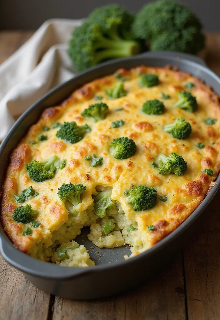 28 Healthy Meals Ideas That Make Clean Eating Fun Again - 26. Egg and Broccoli Casserole