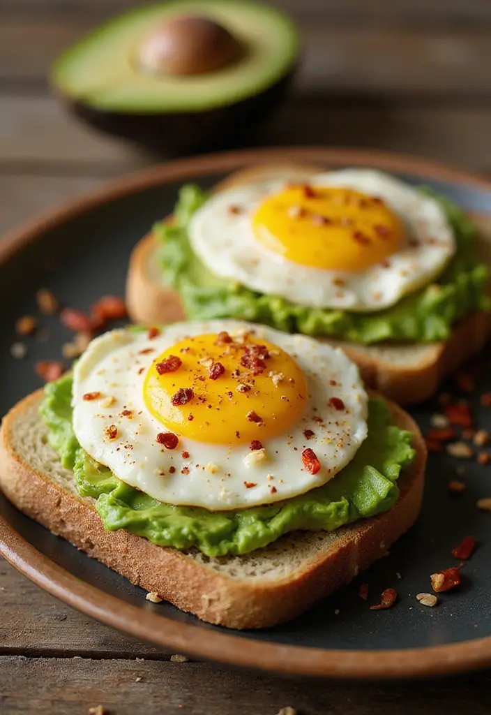 28 Healthy Meals Ideas That Make Clean Eating Fun Again - 4. Avocado Egg Toast