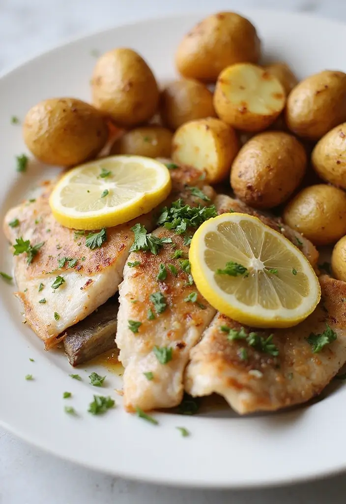 28 Low Cost Healthy Meals That Taste Anything But Cheap - 10. Lemon Herb Roasted Fish
