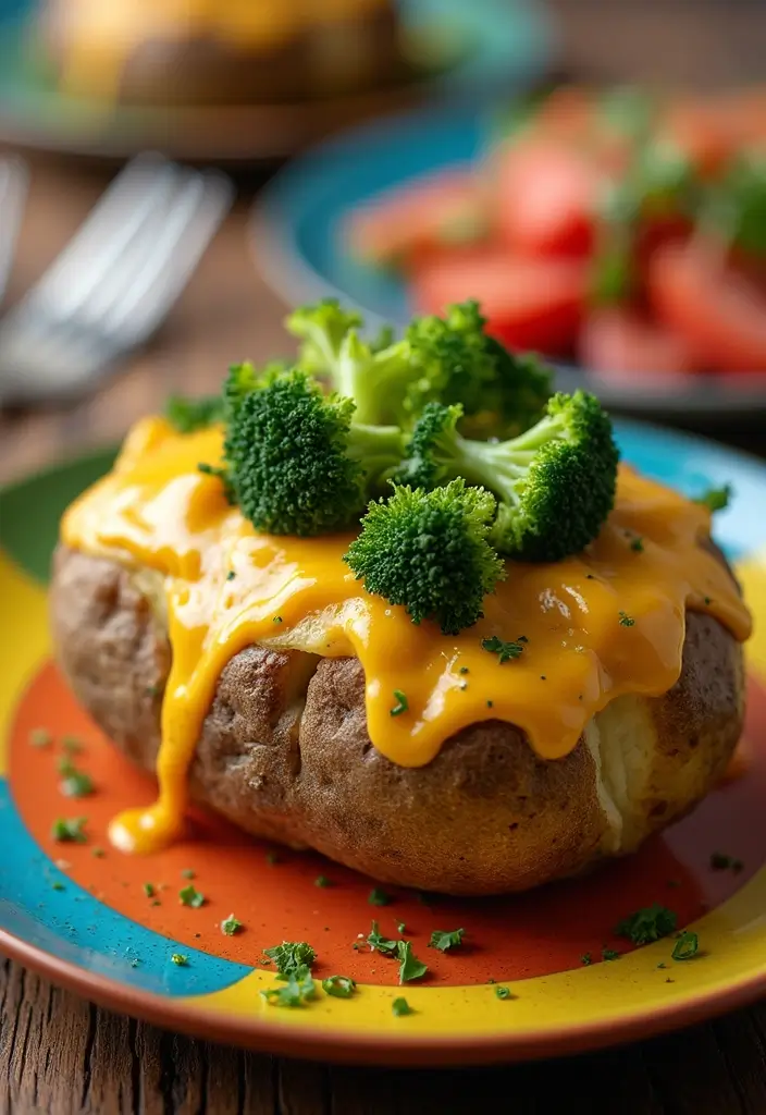 28 Low Cost Healthy Meals That Taste Anything But Cheap - 14. Broccoli & Cheese Stuffed Potatoes