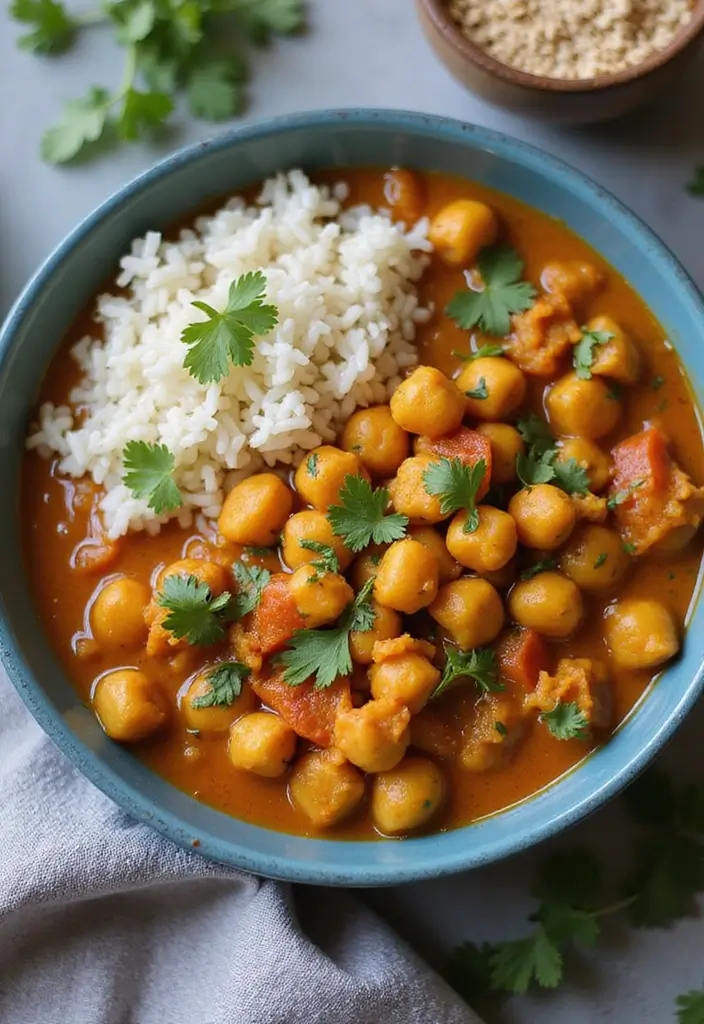 28 Low Cost Healthy Meals That Taste Anything But Cheap - 18. Curried Chickpea Stew