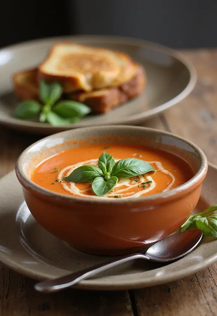 28 Low Cost Healthy Meals That Taste Anything But Cheap - 7. Creamy Tomato Basil Soup