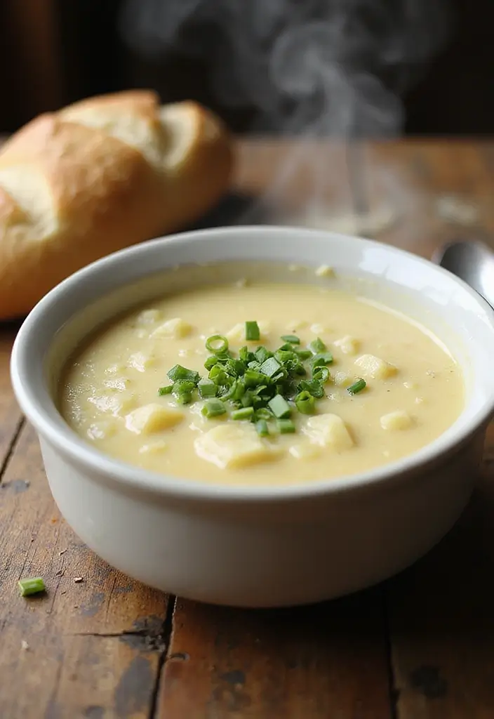 30 Easy Crock Pot Healthy Meals for Lazy Weeknights - 1. Creamy Potato and Leek Soup