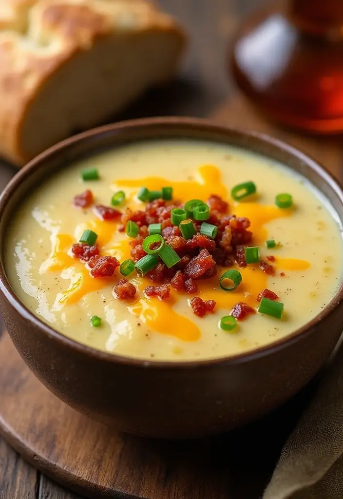 30 Easy Crock Pot Healthy Meals for Lazy Weeknights - 13. Baked Potato Soup