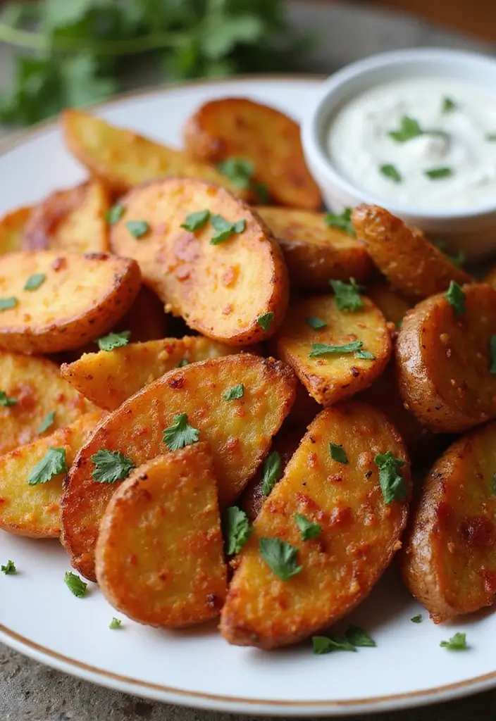 30 Easy Crock Pot Healthy Meals for Lazy Weeknights - 20. Sweet and Spicy Potato Wedges