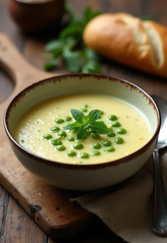 30 Easy Crock Pot Healthy Meals for Lazy Weeknights - 23. Creamy Potato and Pea Soup