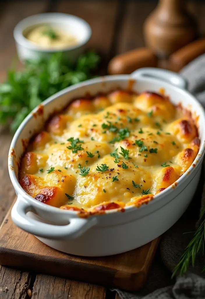 30 Easy Crock Pot Healthy Meals for Lazy Weeknights - 28. Potato and Cauliflower Gratin