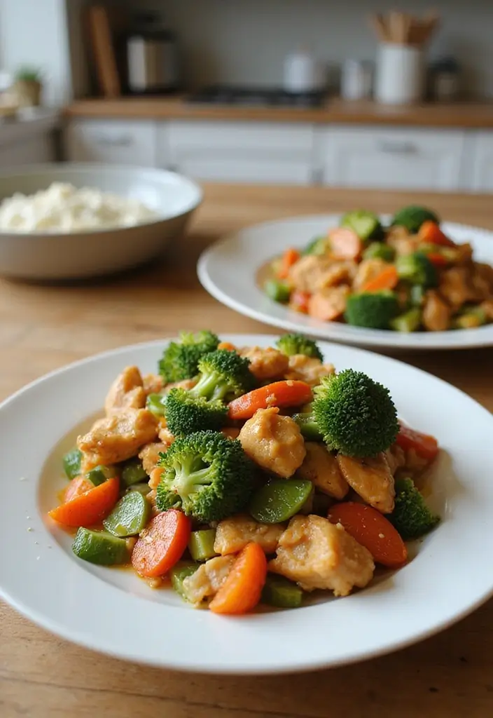 30 Healthy Crockpot Meals with Chicken You’ll Crave All Week - 12. Chicken and Vegetable Stir-Fry