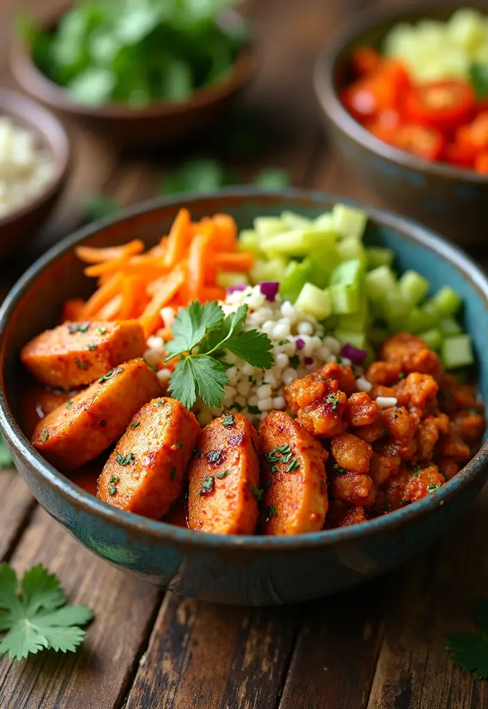 30 Healthy Crockpot Meals with Chicken You’ll Crave All Week - 19. Chipotle Chicken Bowls