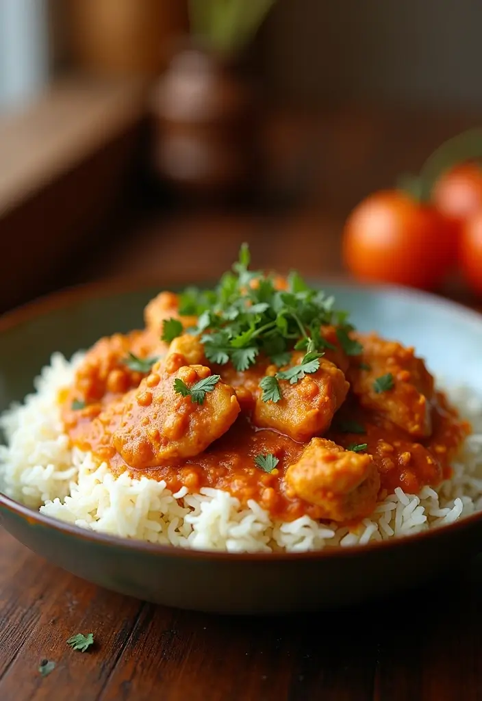 30 Healthy Crockpot Meals with Chicken You’ll Crave All Week - 20. Chicken Tikka Masala