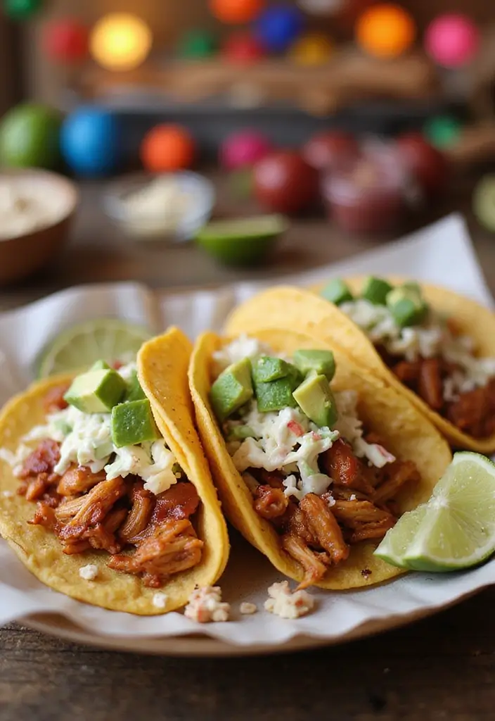 30 Healthy Crockpot Meals with Chicken You’ll Crave All Week - 6. BBQ Chicken Tacos