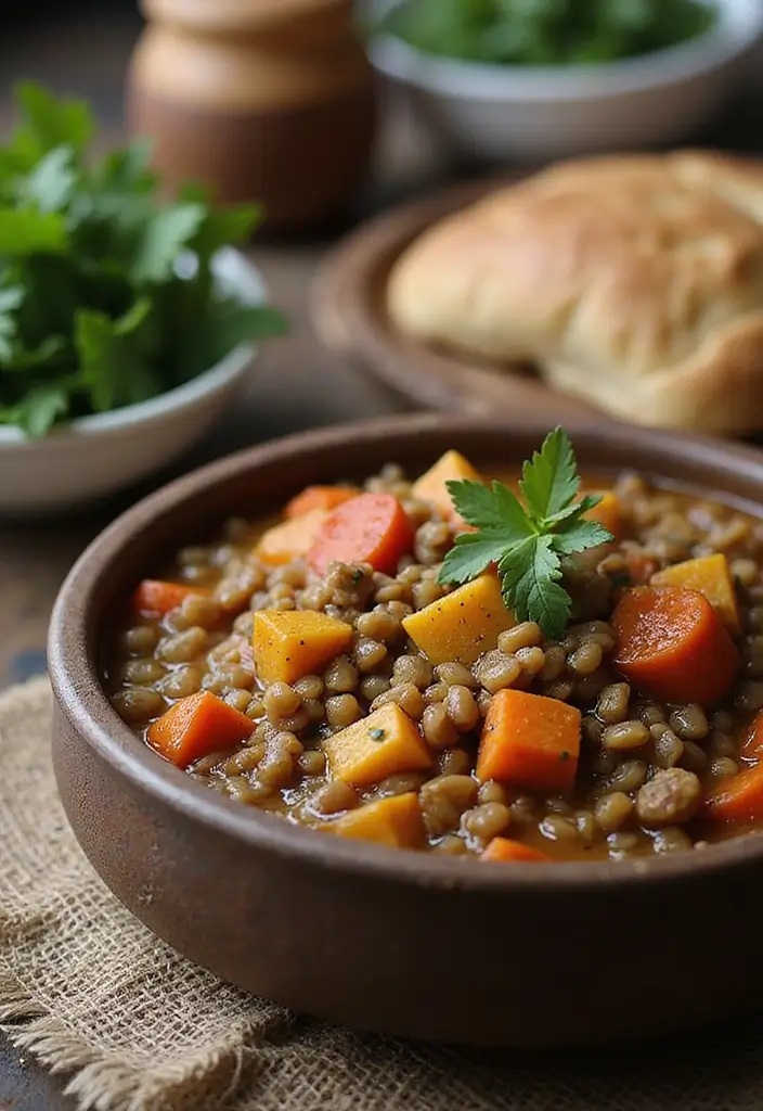 30+ Healthy Dinner Meals You’ll Want to Make Every Night - 1. Hearty Vegetable Lentil Stew