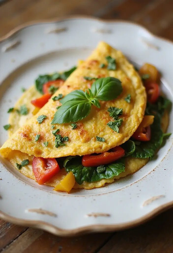 30 Healthy Egg Meals Perfect for Any Time of Day - 1. Classic Vegetable Omelet