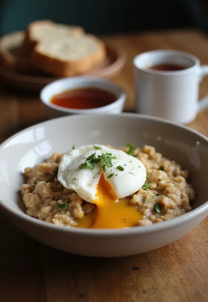 30 Healthy Egg Meals Perfect for Any Time of Day - 18. Savory Oatmeal with Eggs