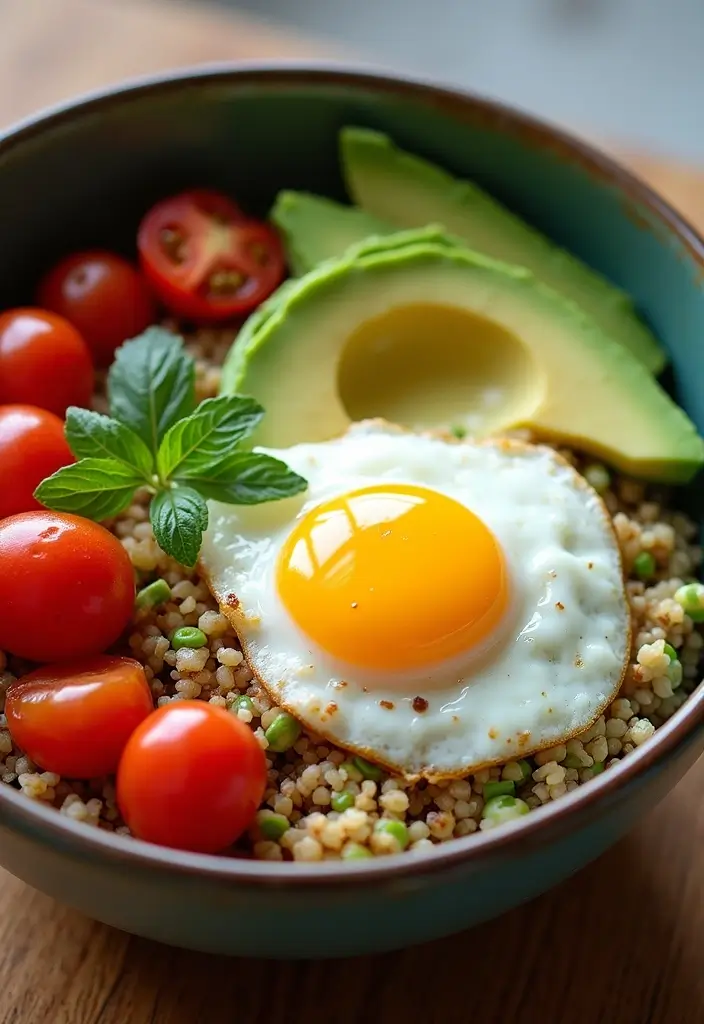 30 Healthy Egg Meals Perfect for Any Time of Day - 6. Egg and Quinoa Breakfast Bowl