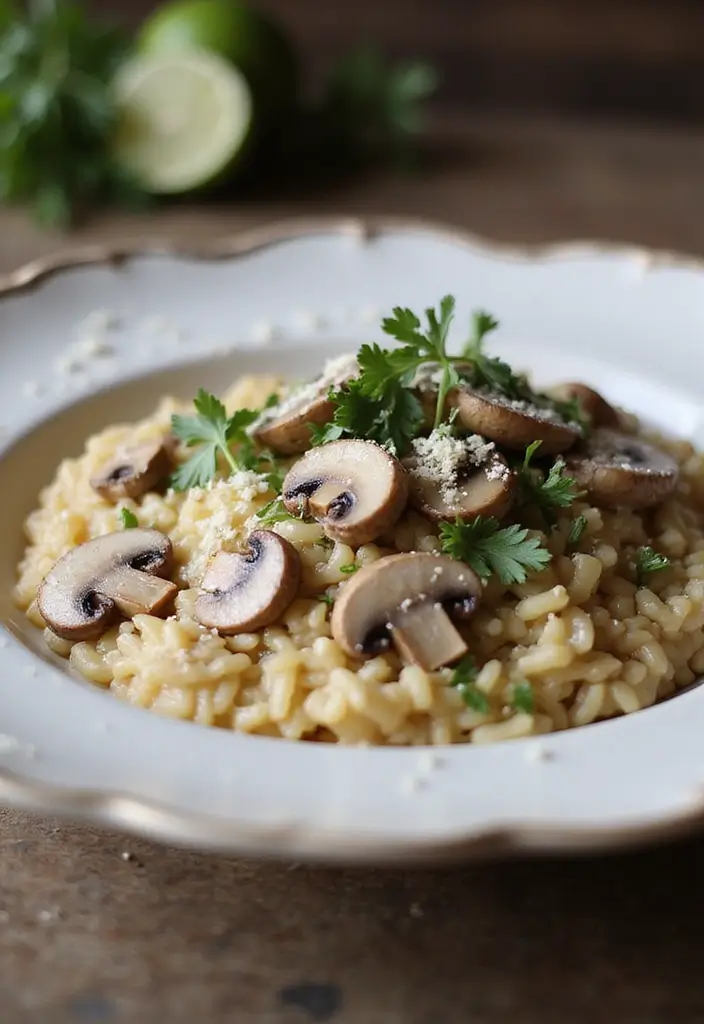 30 Healthy Low Calorie Meals That Don’t Taste Like Diet Food - 11. Creamy Mushroom Risotto