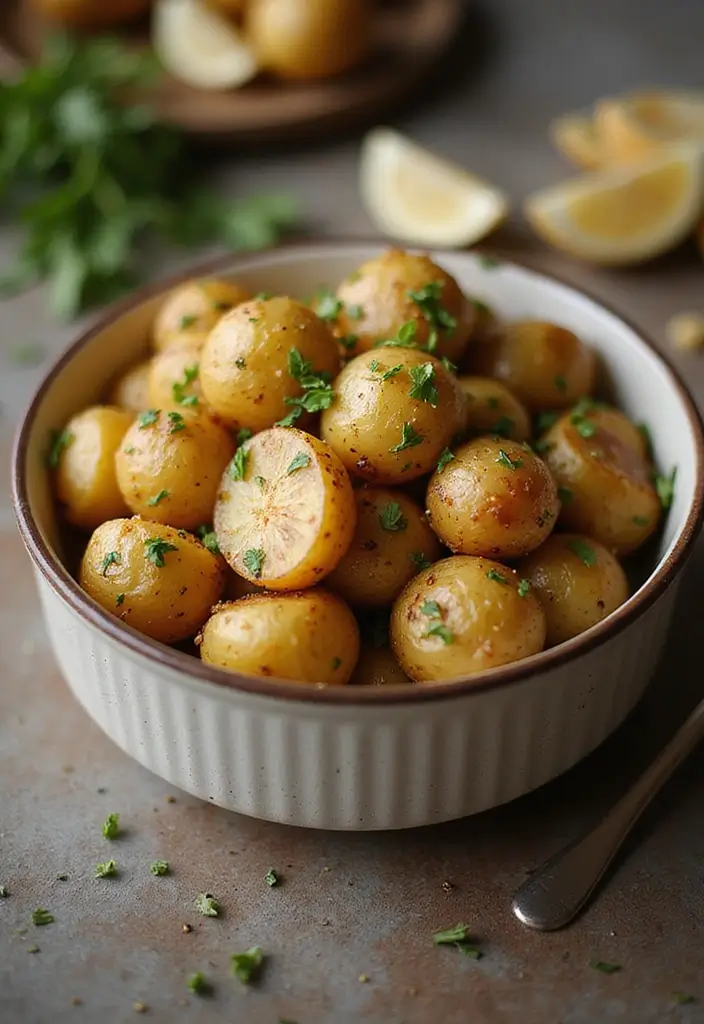 30 Healthy Low Calorie Meals That Don’t Taste Like Diet Food - 13. Garlic Herb Potatoes