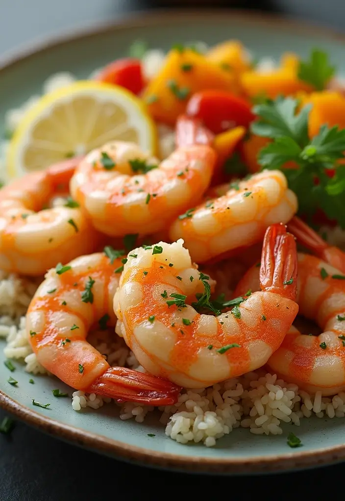 30 Healthy Low Calorie Meals That Don’t Taste Like Diet Food - 24. Lemon Garlic Shrimp