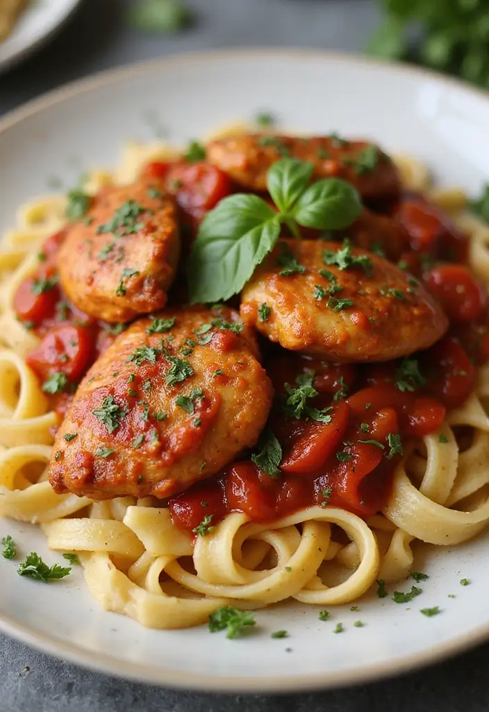 30 Healthy Low Calorie Meals That Don’t Taste Like Diet Food - 25. Chicken Cacciatore