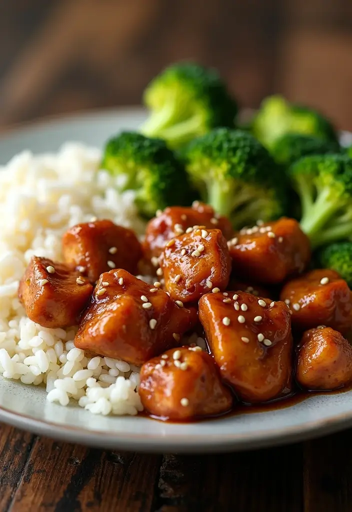 30 Healthy Low Calorie Meals That Don’t Taste Like Diet Food - 26. Teriyaki Chicken & Broccoli