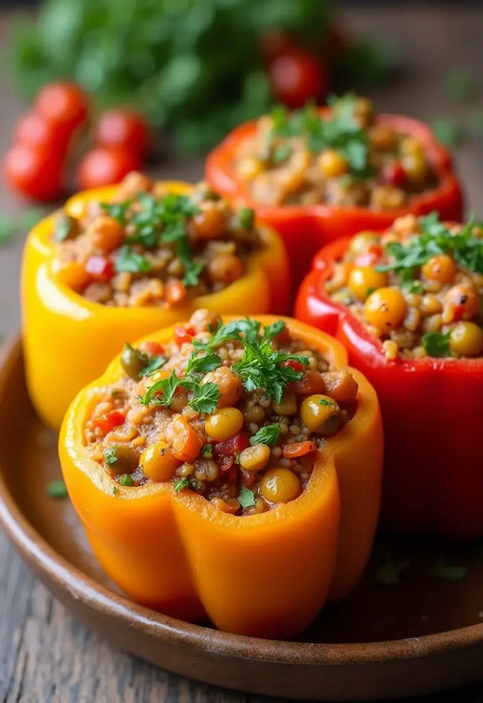 30 Healthy Low Calorie Meals That Don’t Taste Like Diet Food - 27. Stuffed Bell Peppers