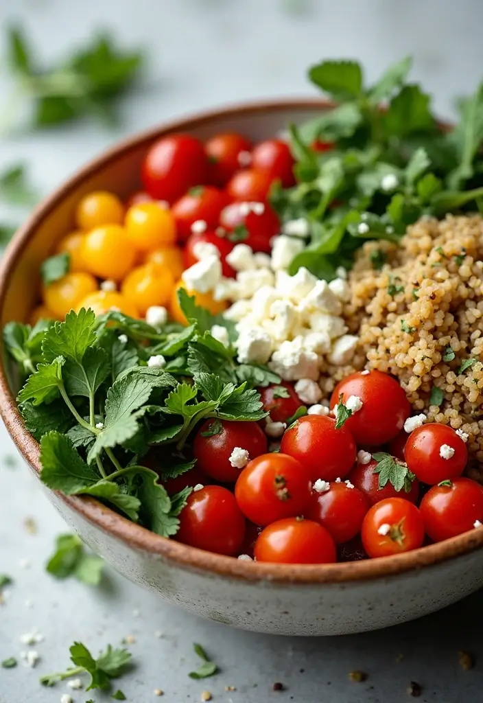 30 Healthy Low Calorie Meals That Don’t Taste Like Diet Food - 3. Mediterranean Quinoa Bowl
