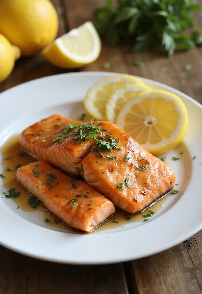 30 Healthy Low Calorie Meals That Don’t Taste Like Diet Food - 7. Dijon Honey Glazed Salmon