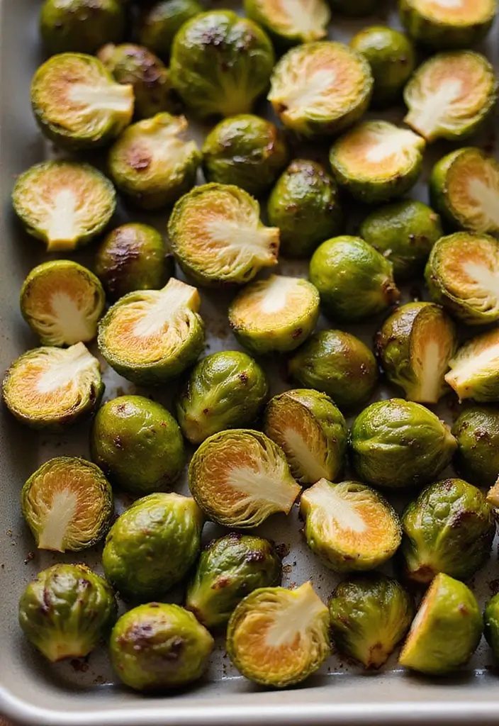 30 Healthy Meals Recipes You’ll Keep Coming Back To - 19. Roasted Brussels Sprouts