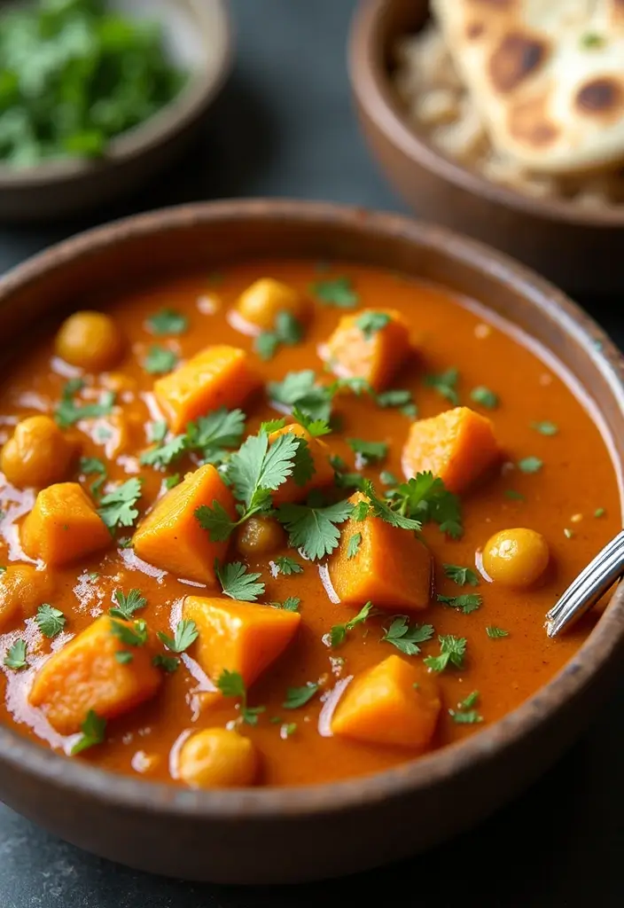 30 Healthy Meals Recipes You’ll Keep Coming Back To - 2. Sweet Potato & Chickpea Curry