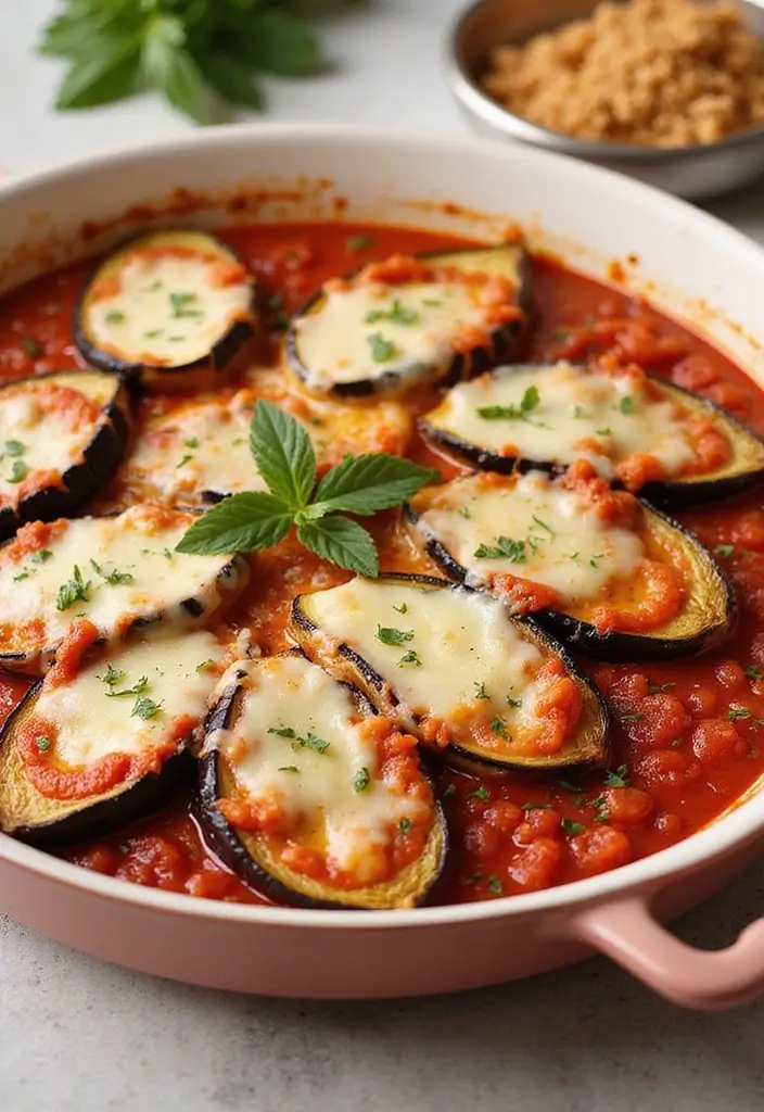 30 Healthy Meals Recipes You’ll Keep Coming Back To - 21. Eggplant Parmesan