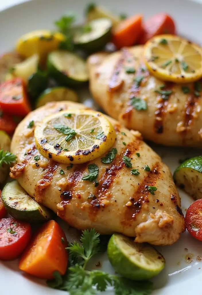 30 Healthy Meals Recipes You’ll Keep Coming Back To - 3. Lemon Herb Grilled Chicken