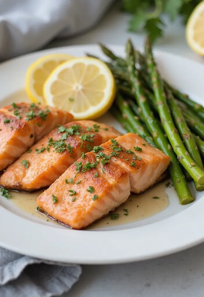 30 Healthy Meals Recipes You’ll Keep Coming Back To - 7. Baked Salmon with Asparagus