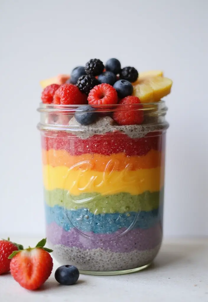 30+ Healthy Meals That Actually Taste Amazing (And Are Easy to Make!) - 16. Breakfast Chia Pudding with Fruits