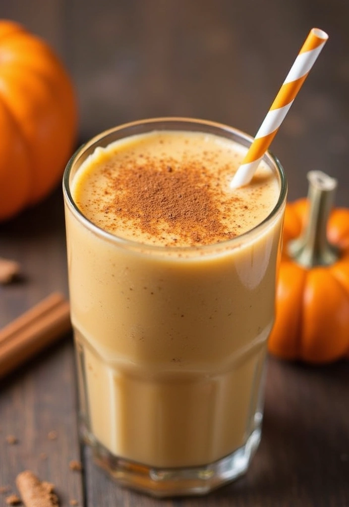 30+ Healthy Meals That Actually Taste Amazing (And Are Easy to Make!) - 21. Pumpkin Spice Smoothie