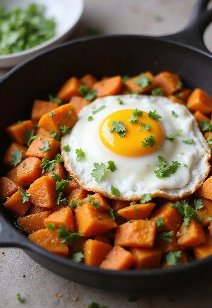 30+ Healthy Meals That Actually Taste Amazing (And Are Easy to Make!) - 8. Sweet Potato Hash