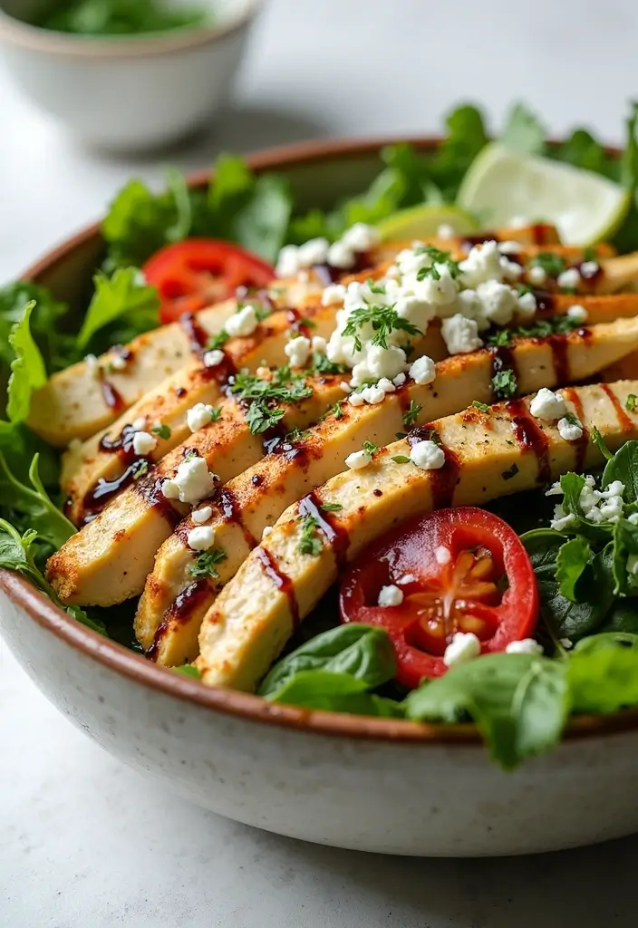 30 Healthy Meals Using Chicken Breast for Easy Protein - 17. Grilled Chicken Salad